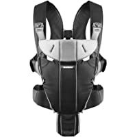 Los mejores  - BabyBjörn Mochila Porta Bebé Miracle- Negro y Plata- Mezcla de Algodón